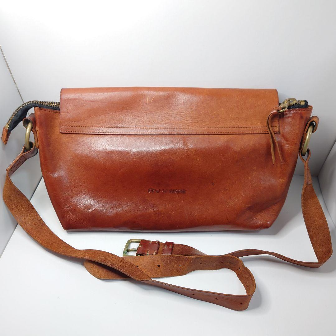 [Ryu] メッセンジャーバッグ イタリア産本革 日本国内製造品