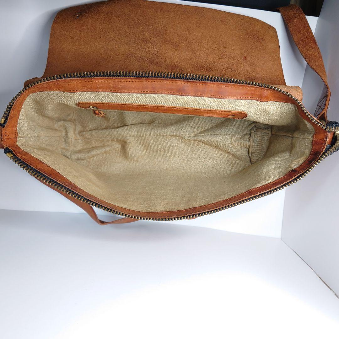 [Ryu] メッセンジャーバッグ イタリア産本革 日本国内製造品