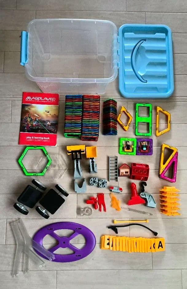 マグプレイヤー 156ピース スペシャルセット 収納 ボックス ケース付き