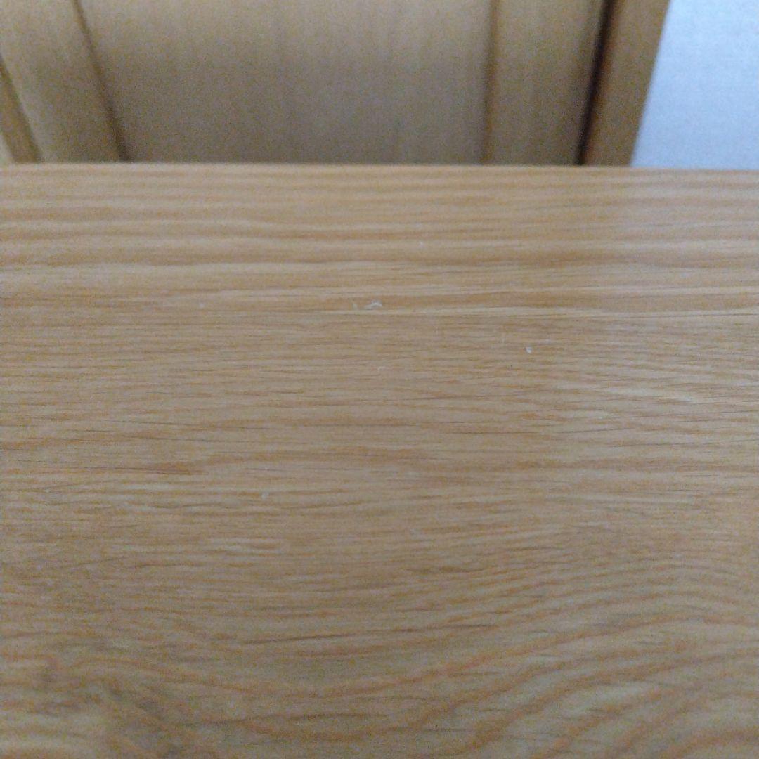 無印良品　オーク無垢材　デスク　机