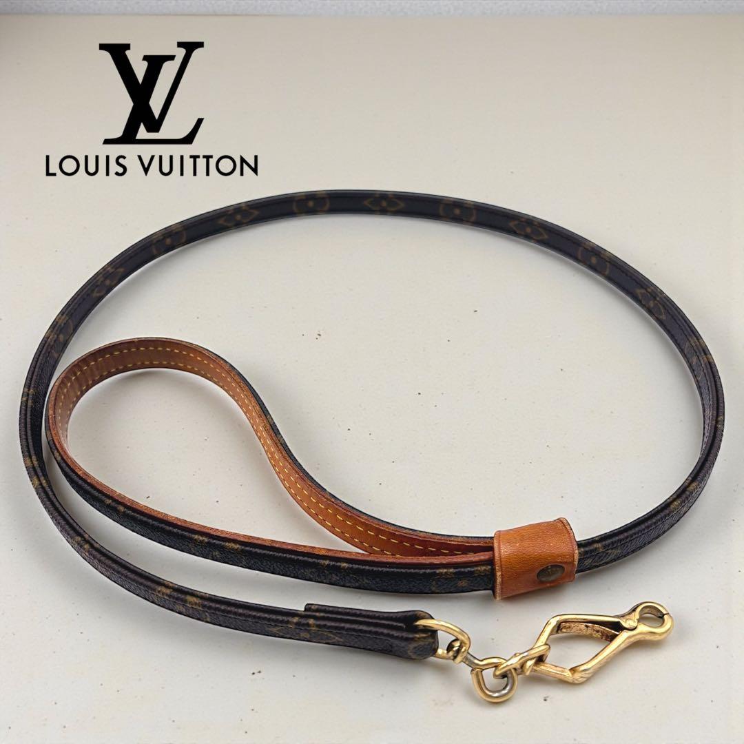 ルイヴィトン モノグラム レッス バクスターMM ドッグリード M58056