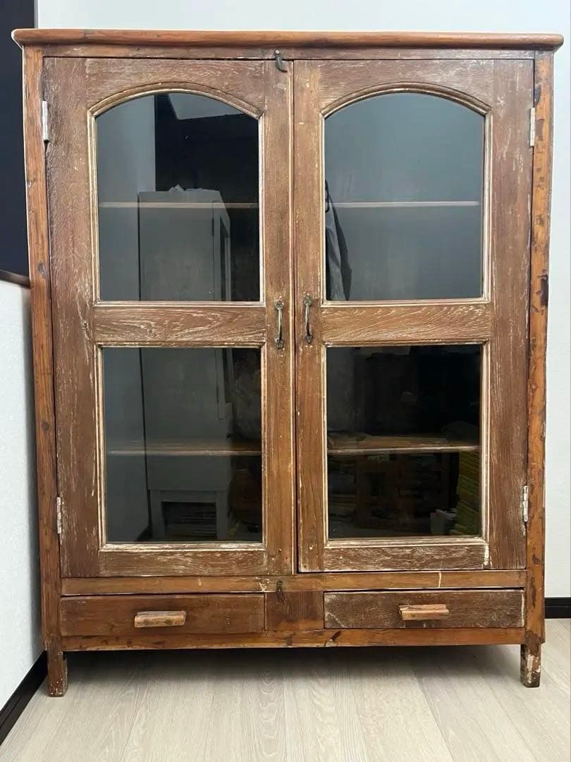 オールドメゾン　ヴィンテージ アンティーク　シェルフ　キャビネット