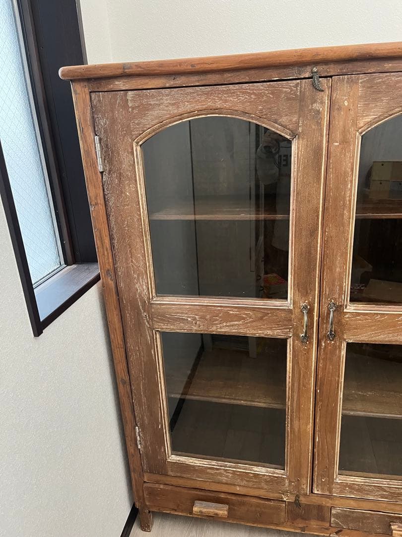 オールドメゾン　ヴィンテージ アンティーク　シェルフ　キャビネット