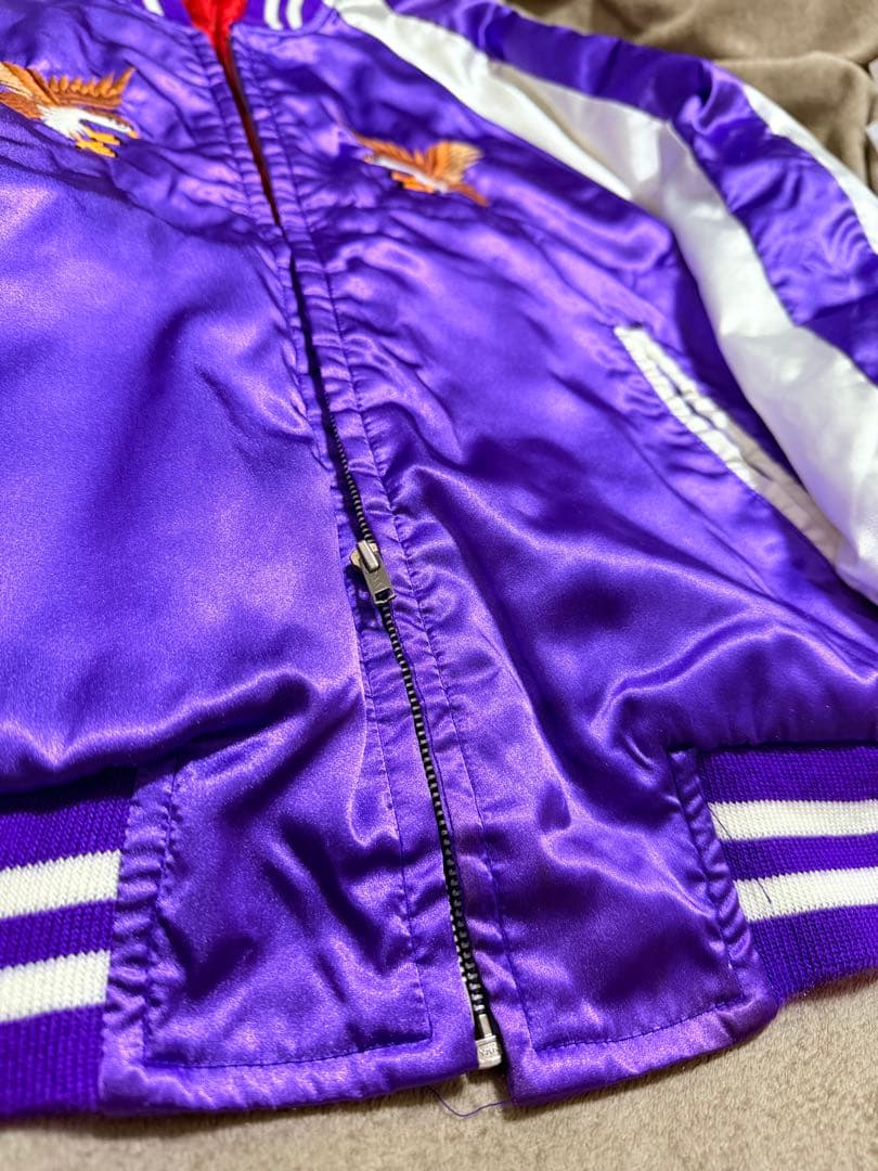 美品 日本製 90s vintage 鷲 日本限定版 スカジャン unisex