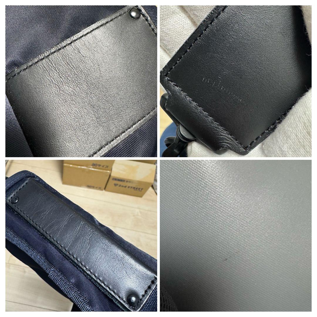 【新品同様】ポーター リフト PORTER LIFT ボディバッグ　ネイビー