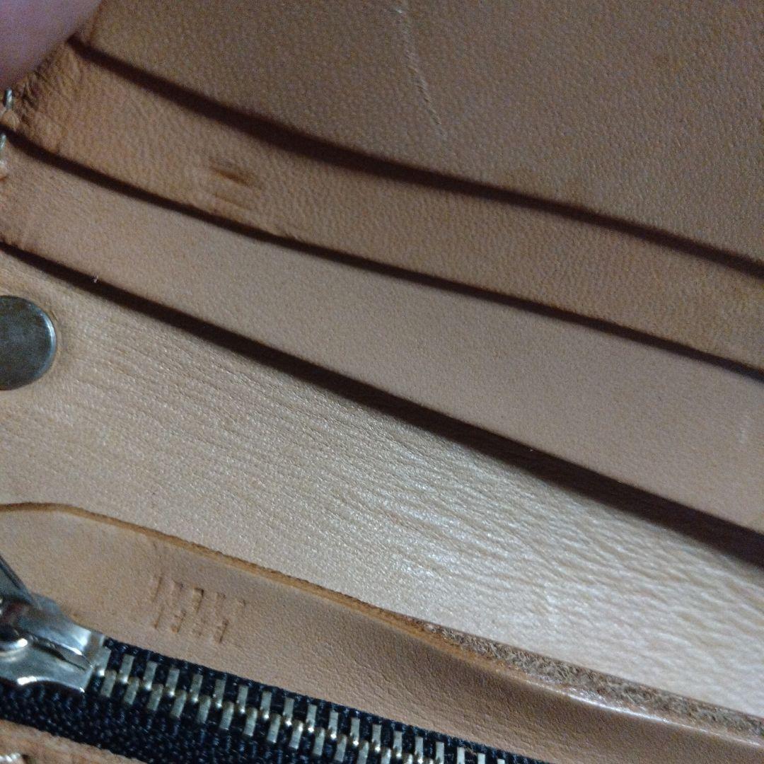 ヘビ革パイソン本革レザーバイカーウォレット長財布コンチョ