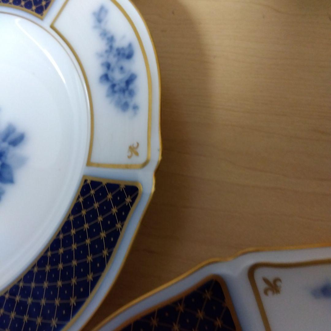 未使用 大倉陶園 ブルーインペリアル 21.4cm 深皿　2枚