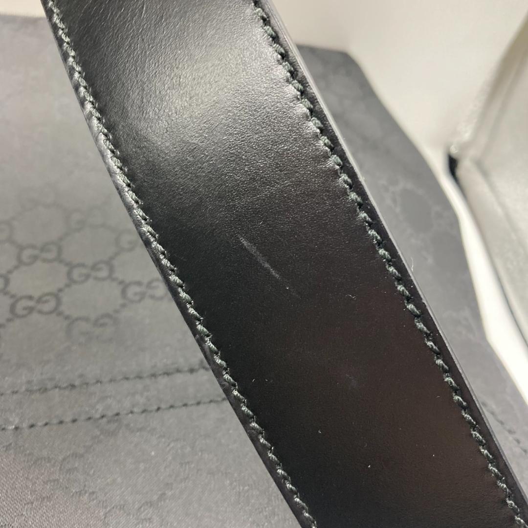 ▼GUCCI ナイロン　メッセンジャーバッグ　ブラック　272351