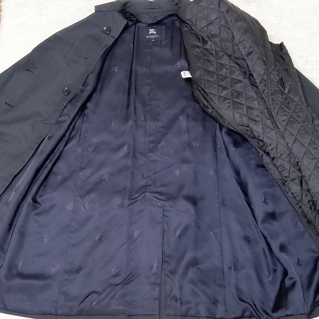 【未使用級✨】バーバリーロンドン　トレンチコート　シャドーチェック　レザー　46