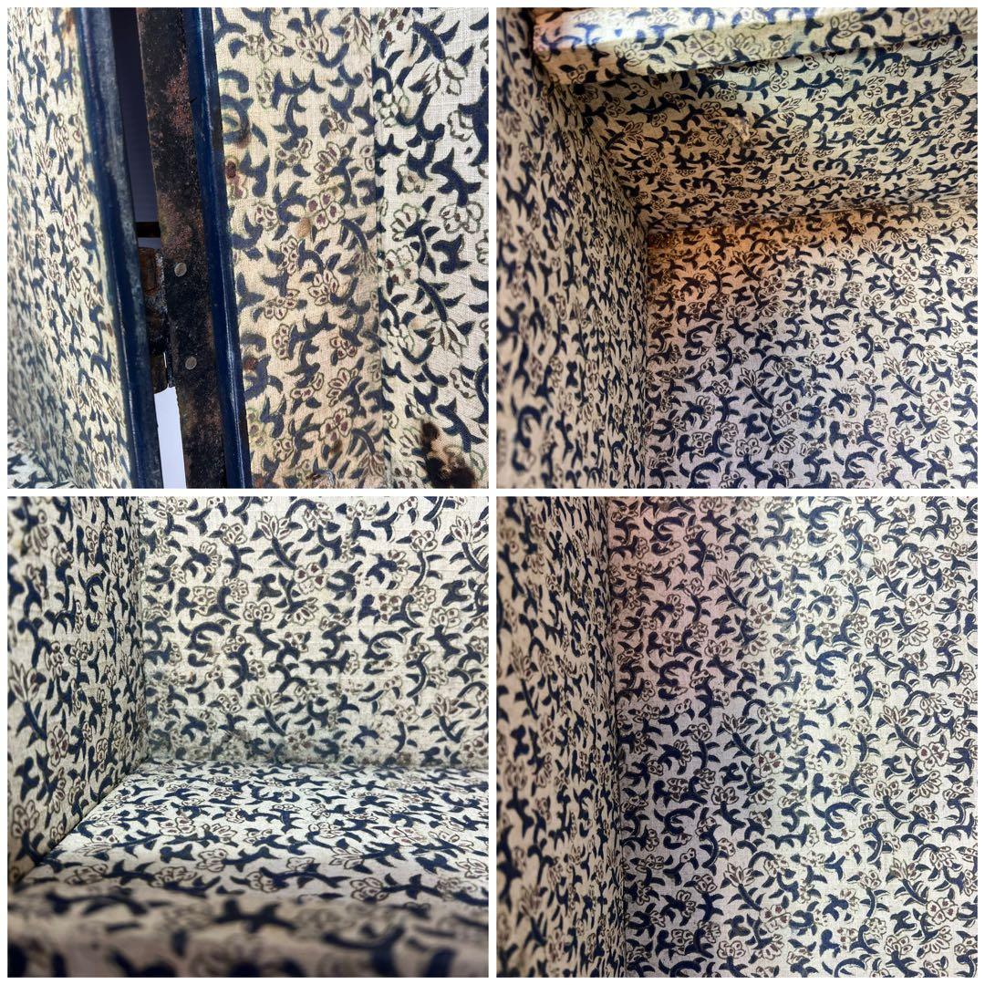 ネイビー 大型トランク 鍵付き