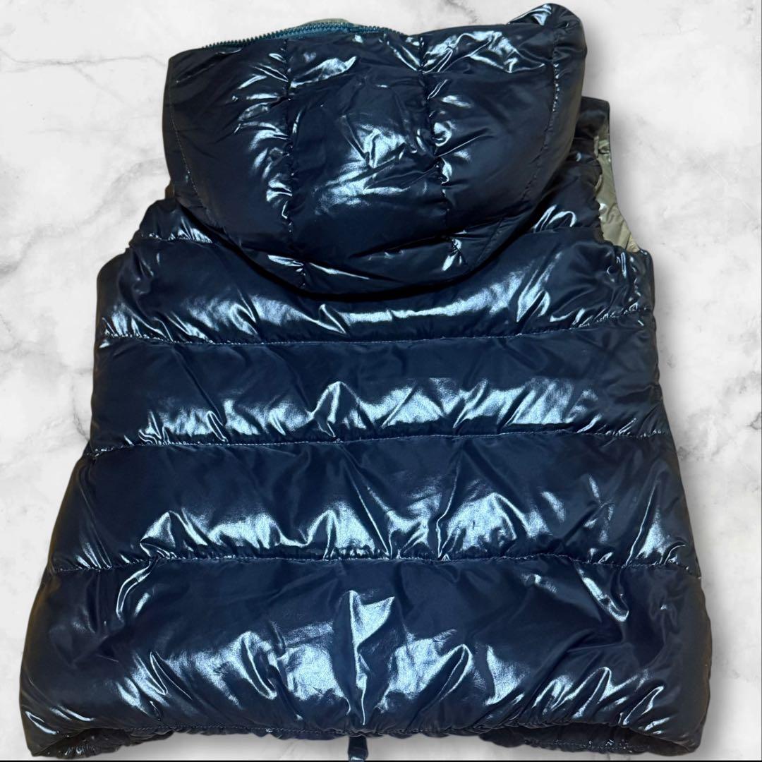 DUVETICA デュベティカ FEBEダウンベスト フード40 光沢 黒 美品