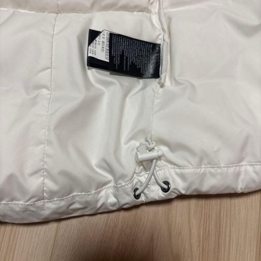 極美品☆ ノースフェイス ヌプシダウンベスト 700FPレディースXS ホワイト