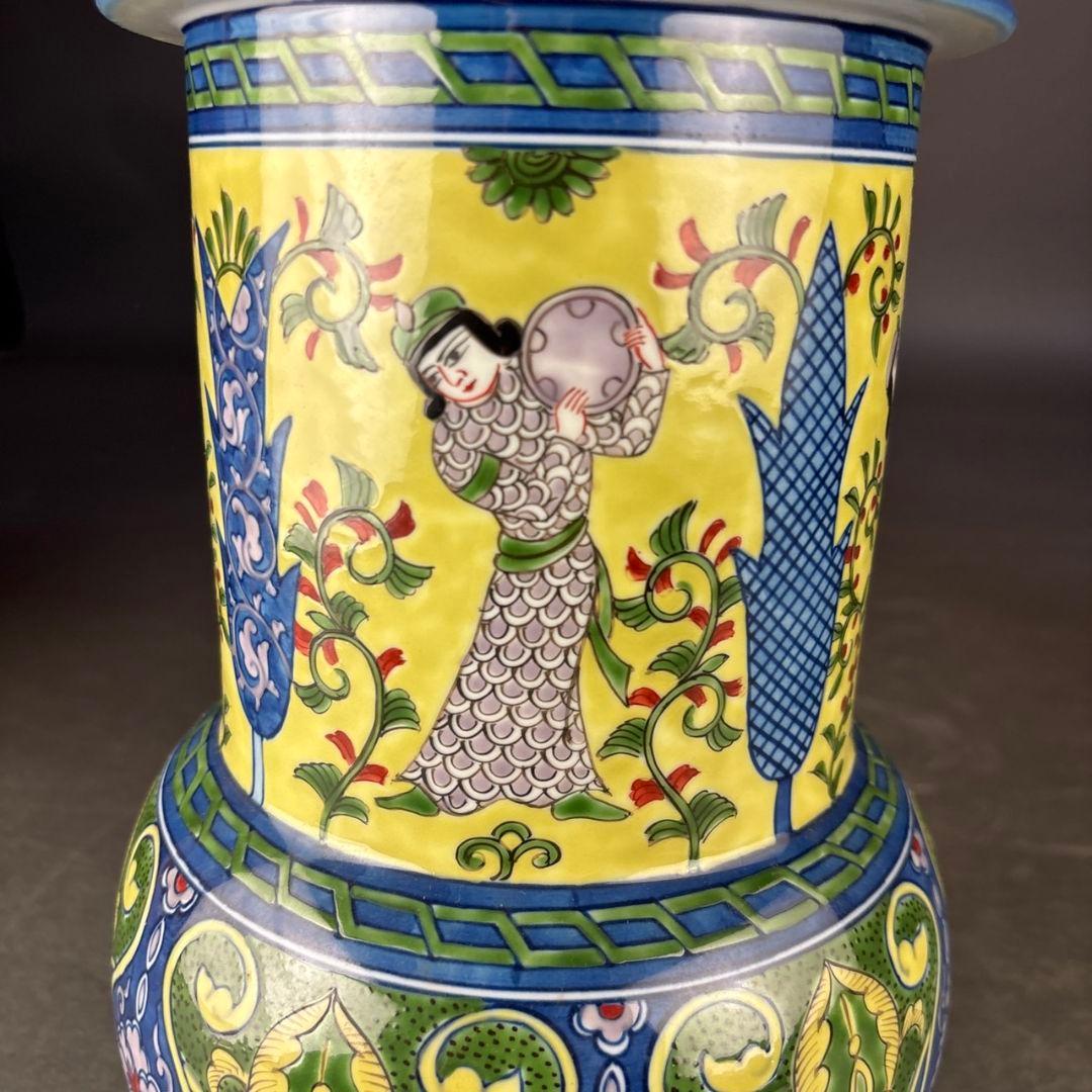 源左衛門　花瓶　ミナイ手　共箱