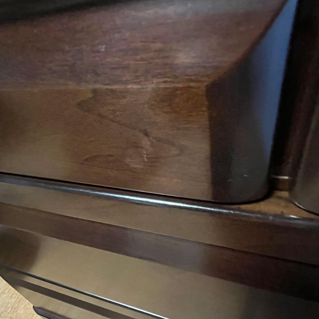 光家具 小型チェスト 6段 木製タンス 収納家具