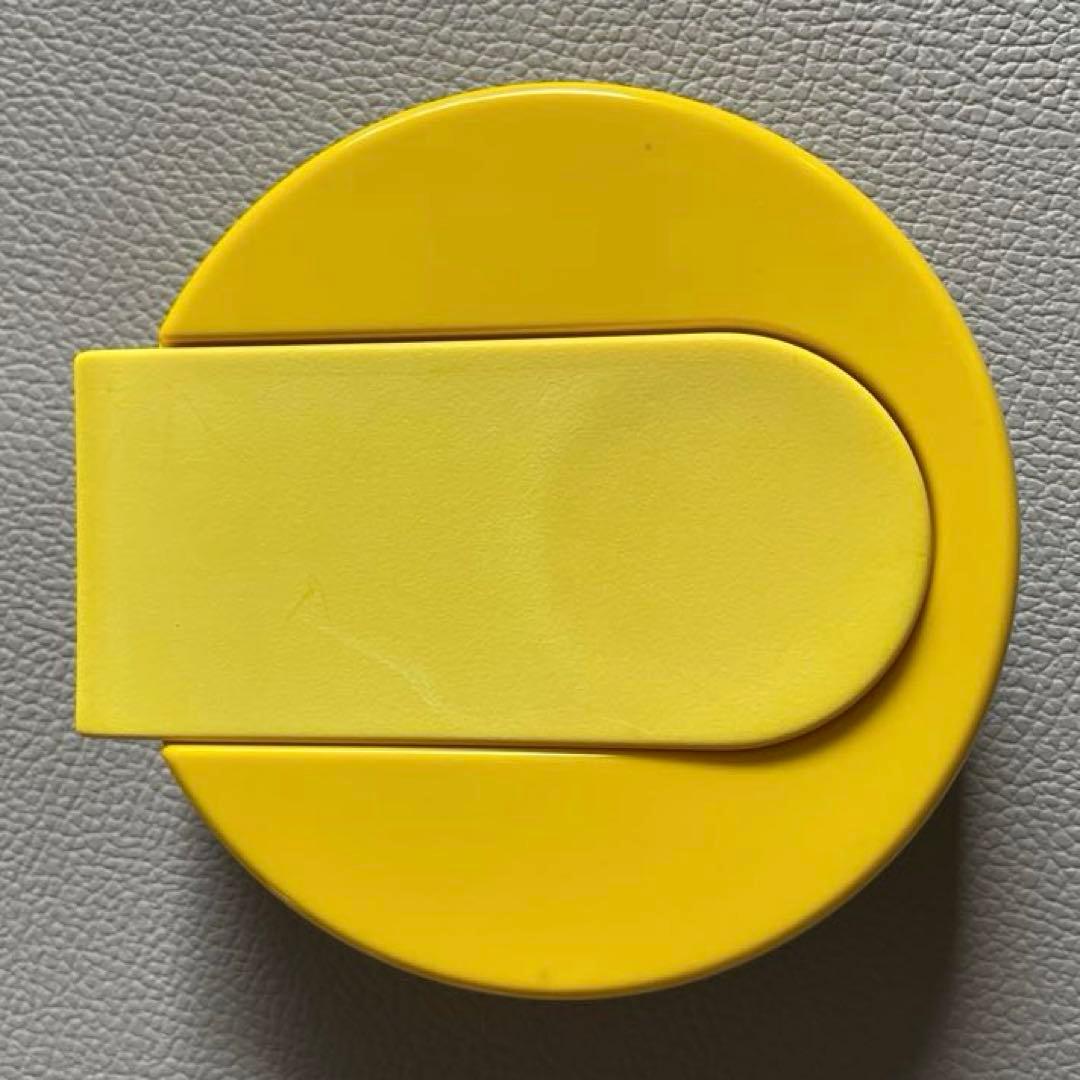 【希少】アビタックス 灰皿 アウトドアアッシュトレイ 黄色　サイズ大