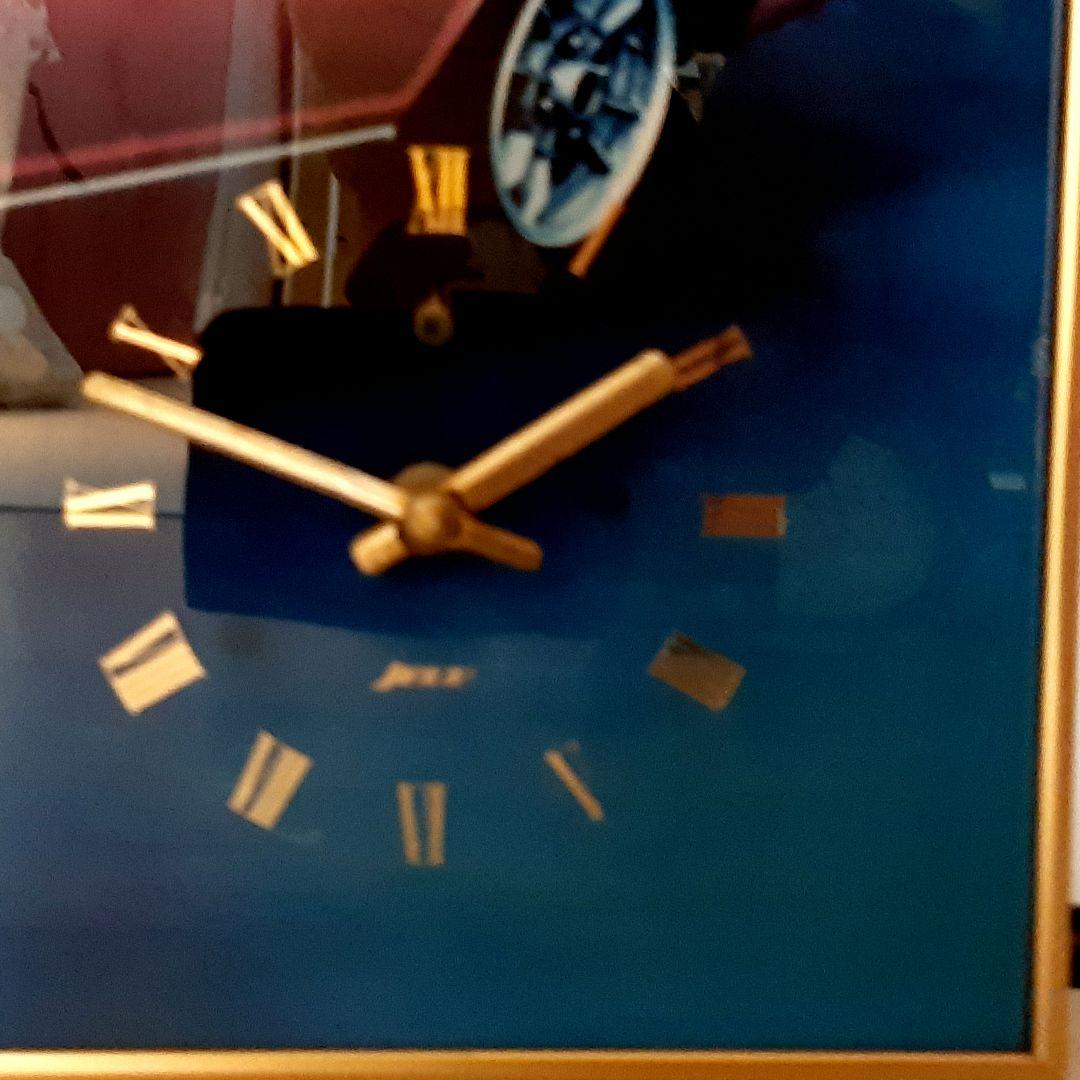 MAZDA・コスモAP 2ドアクーぺ・赤・マツダ・パネル時計／昭和レトロ・非売品