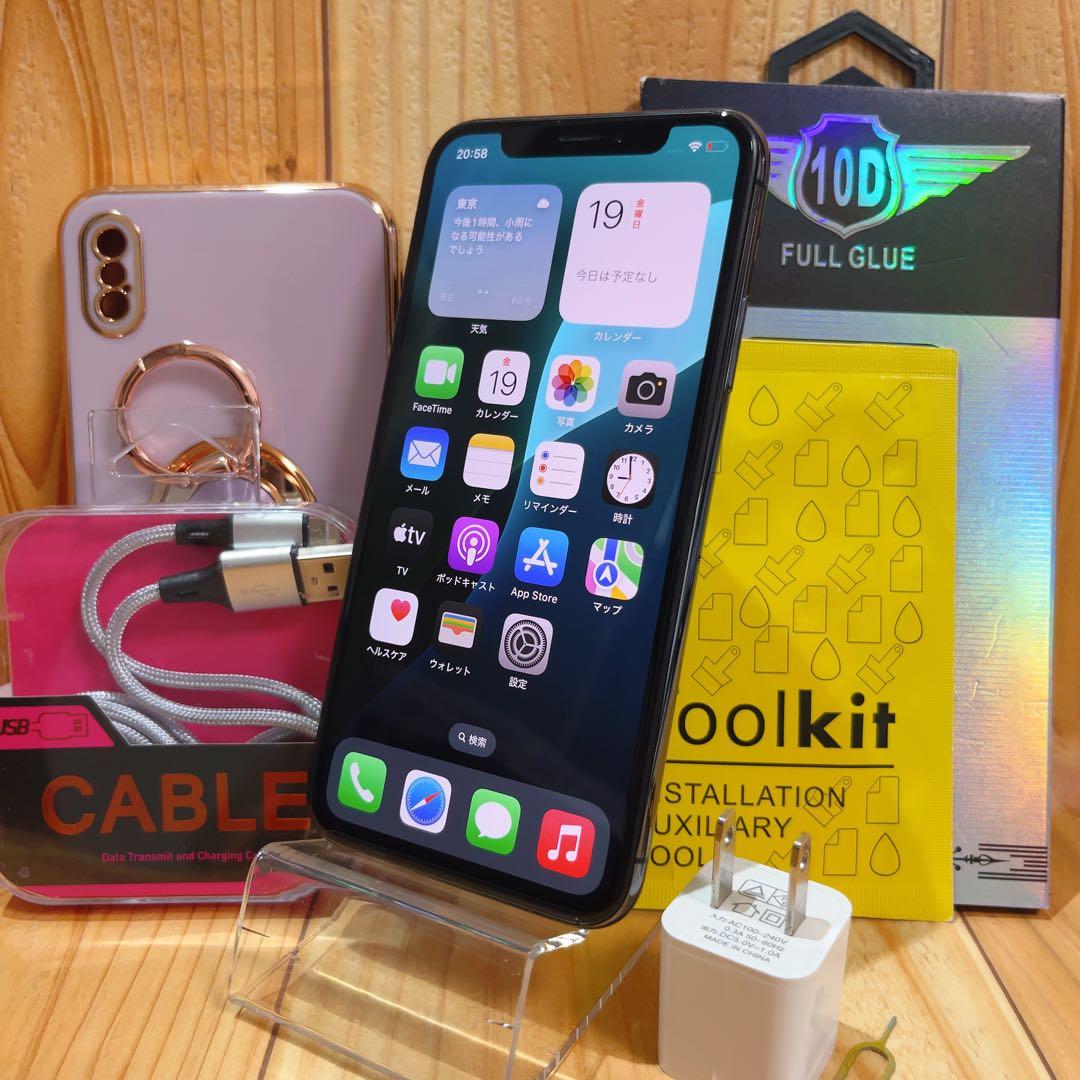 SIMフリー 本体 iPhone XS 64 GB スペースグレイ 514
