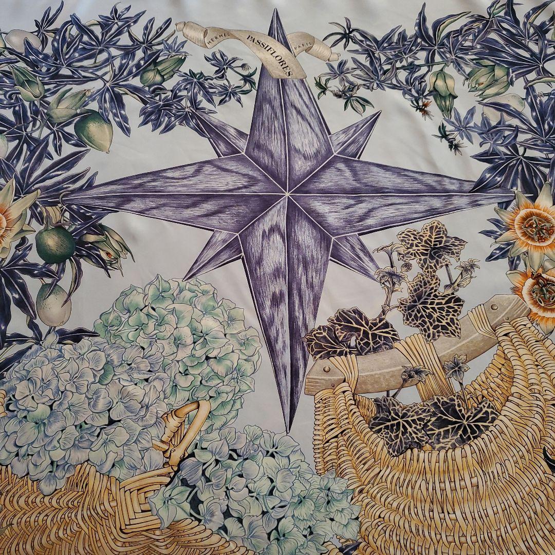 HERMESカレ90パッションフラワーPASSION FLOWER箱なし