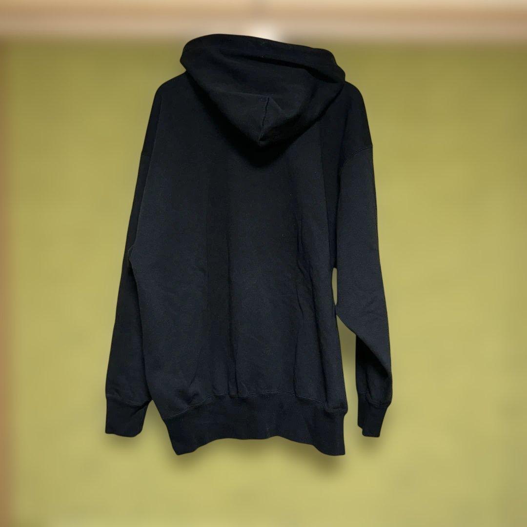 Challenger ロゴ フード付きパーカー 黒