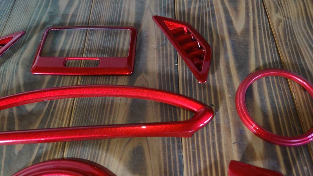 トヨタ86 BRZ zn6zc6キャンディレッド室内パネルカバーフルセット