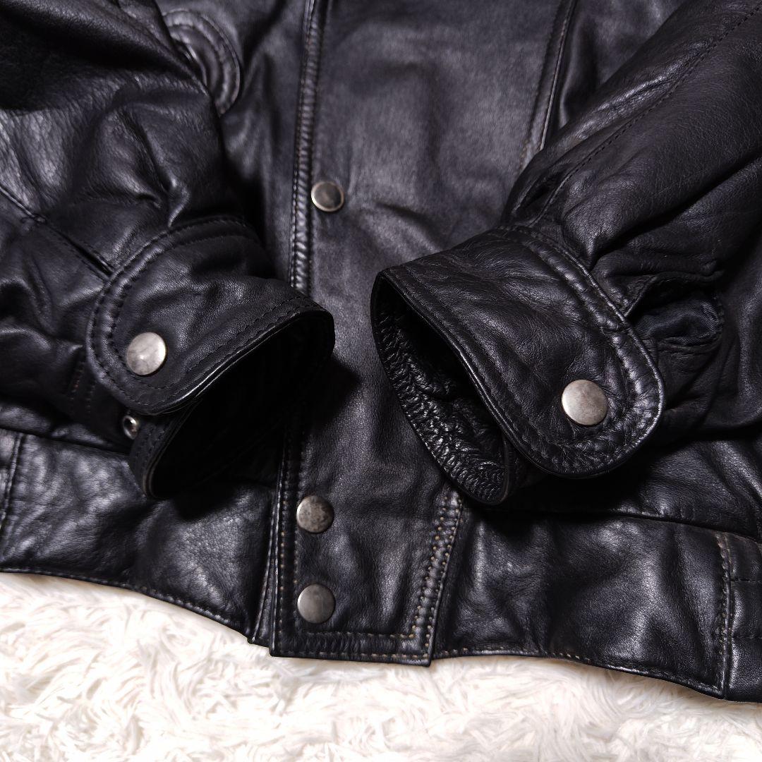 セントジョンズベイ ライダースジャケット 本革 レザー y2k 短丈