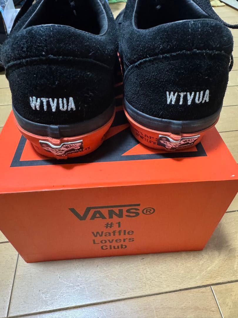 希少VANZ WTAPS コラボ ブラック スエード スニーカー29cm