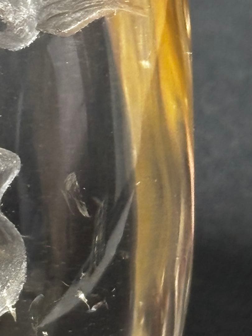 水晶置き物（夫婦鶴）NO411