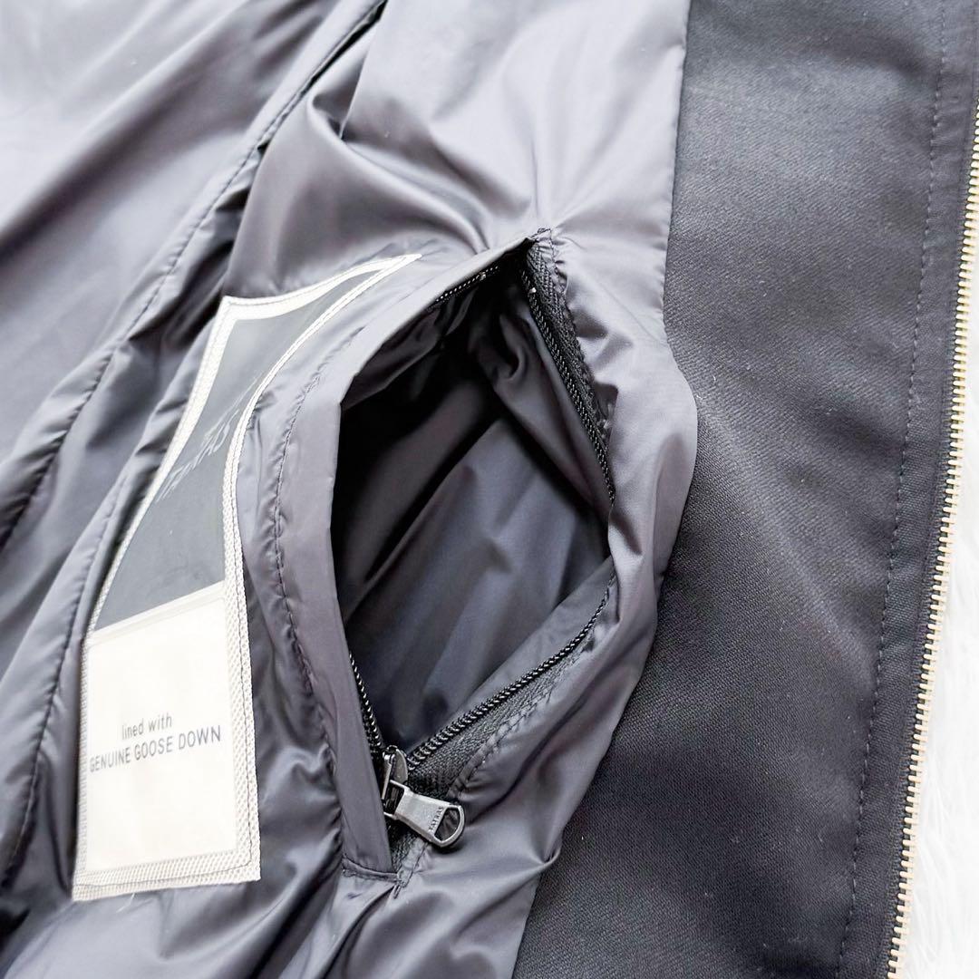 TATRAS ファー付きダウンベスト LUSERA 02 ブラック 定価11万