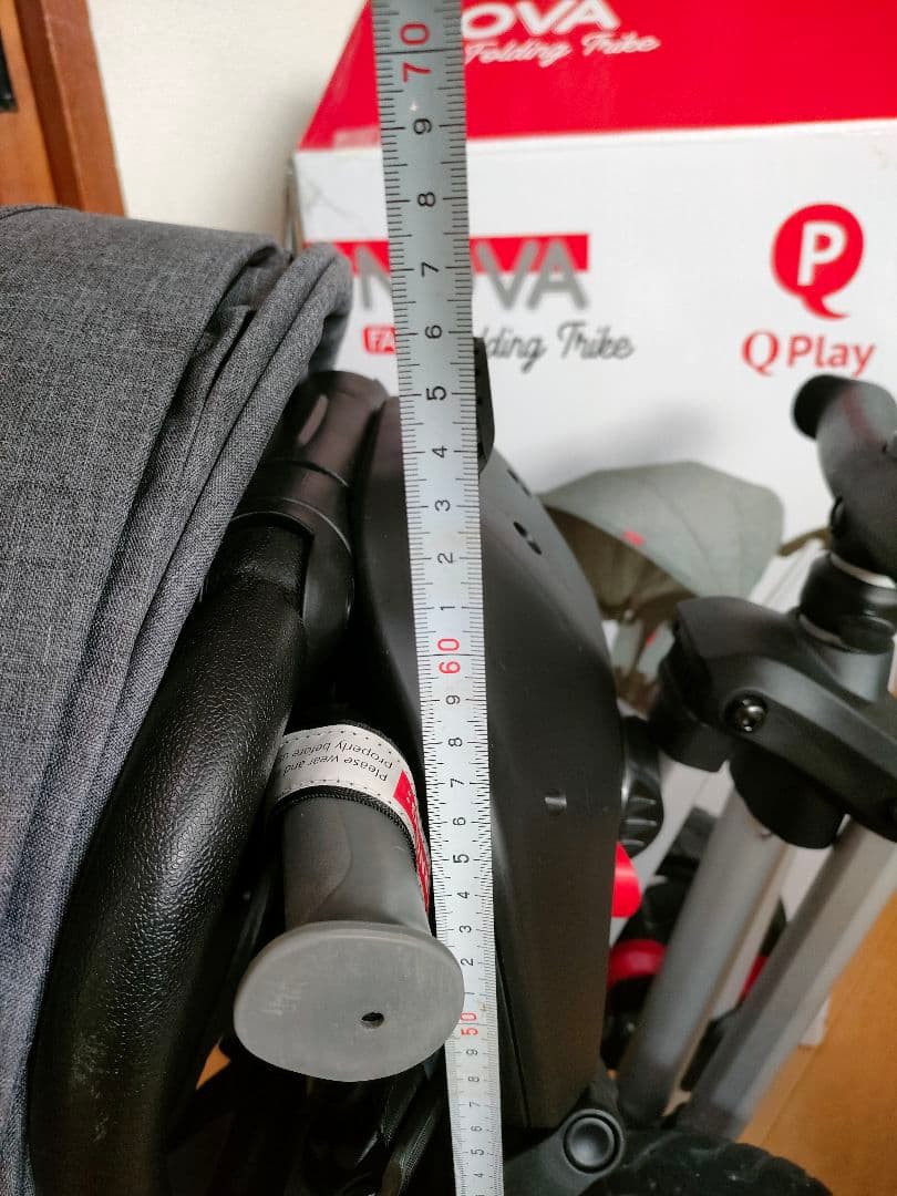 美品 nova Ｑplay 三輪車 手押し 折りたたみ式