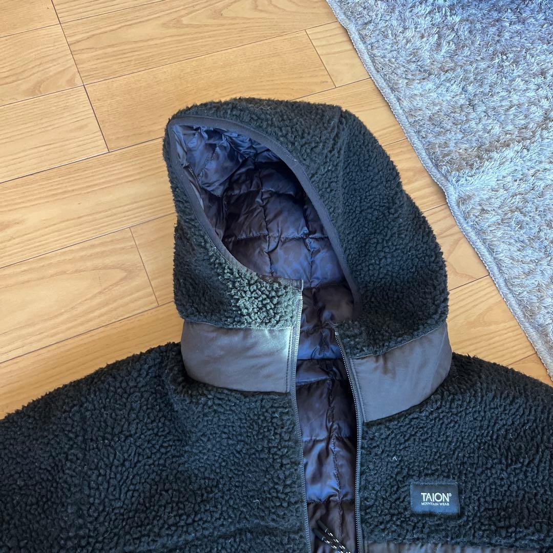 TAION ダウンコート ブラック