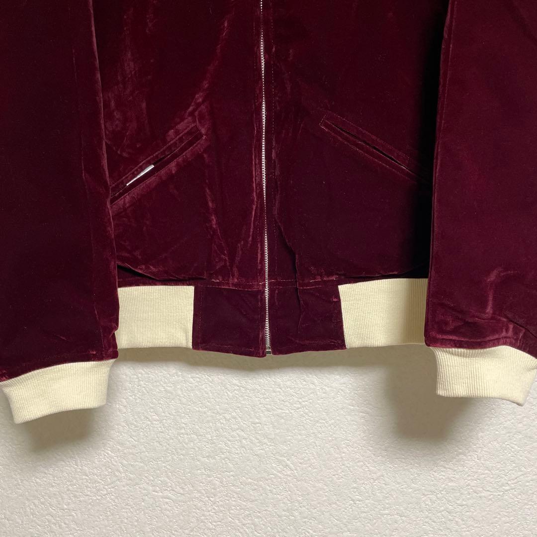 スカジャン 別珍 ベルベット／虎、鷹