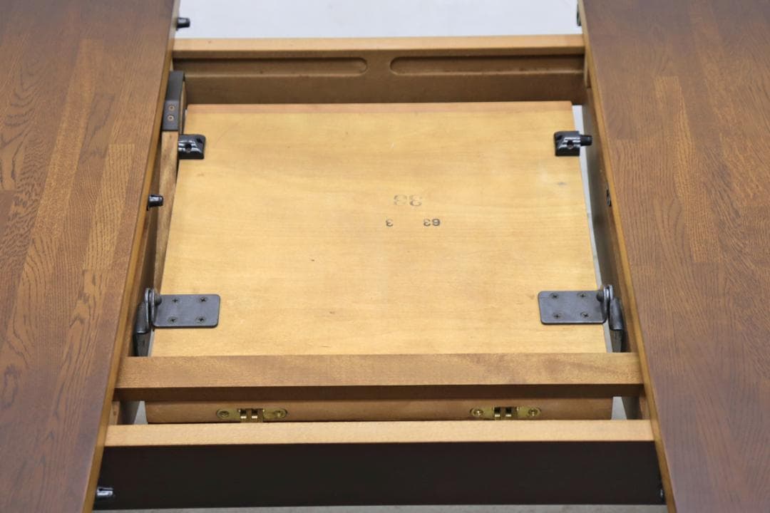 飛騨産業 キツツキ 穂高 ビーチ材 エクステンション ダイニングテーブル