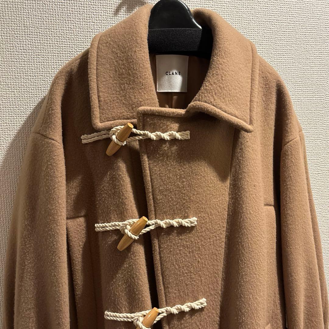 CLANE OVER MAXI DUFFLE COAT ベージュ サイズ0