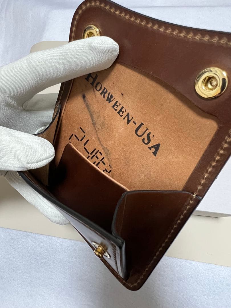 ワイルドスワンズ マホガニー フルシェルコードバン タング