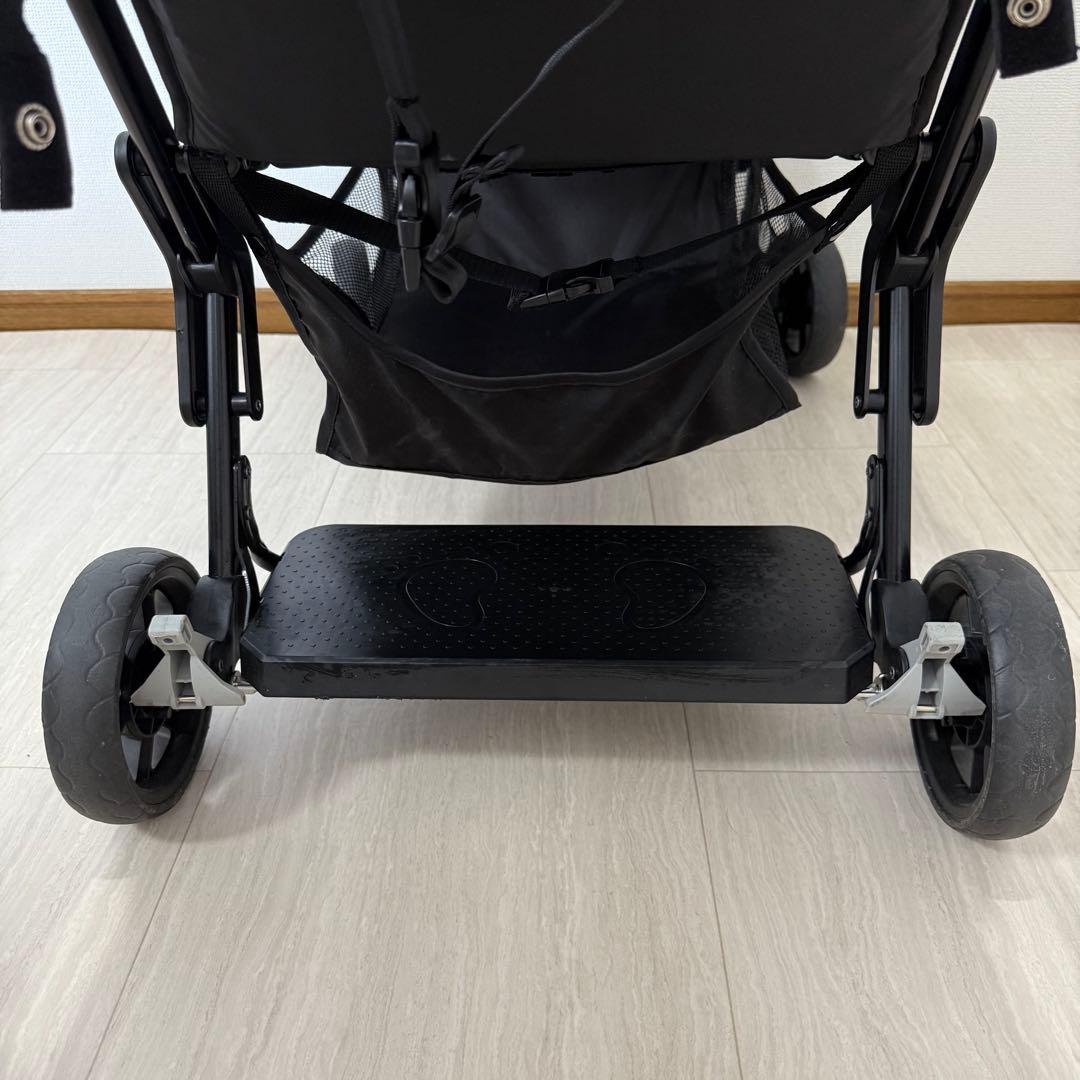 【極美品】カトージ KATOJI 2人でゴー 2人乗りベビーカー 限定色ブラック