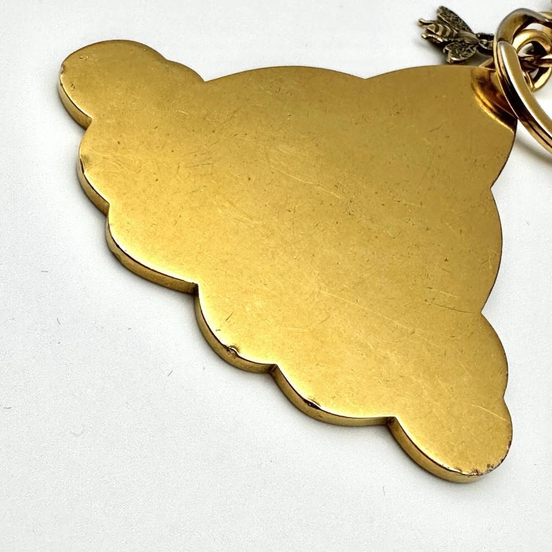 【希少】グッチ ロケット蜂 ビー GGスプリーム キャンバス キーリング