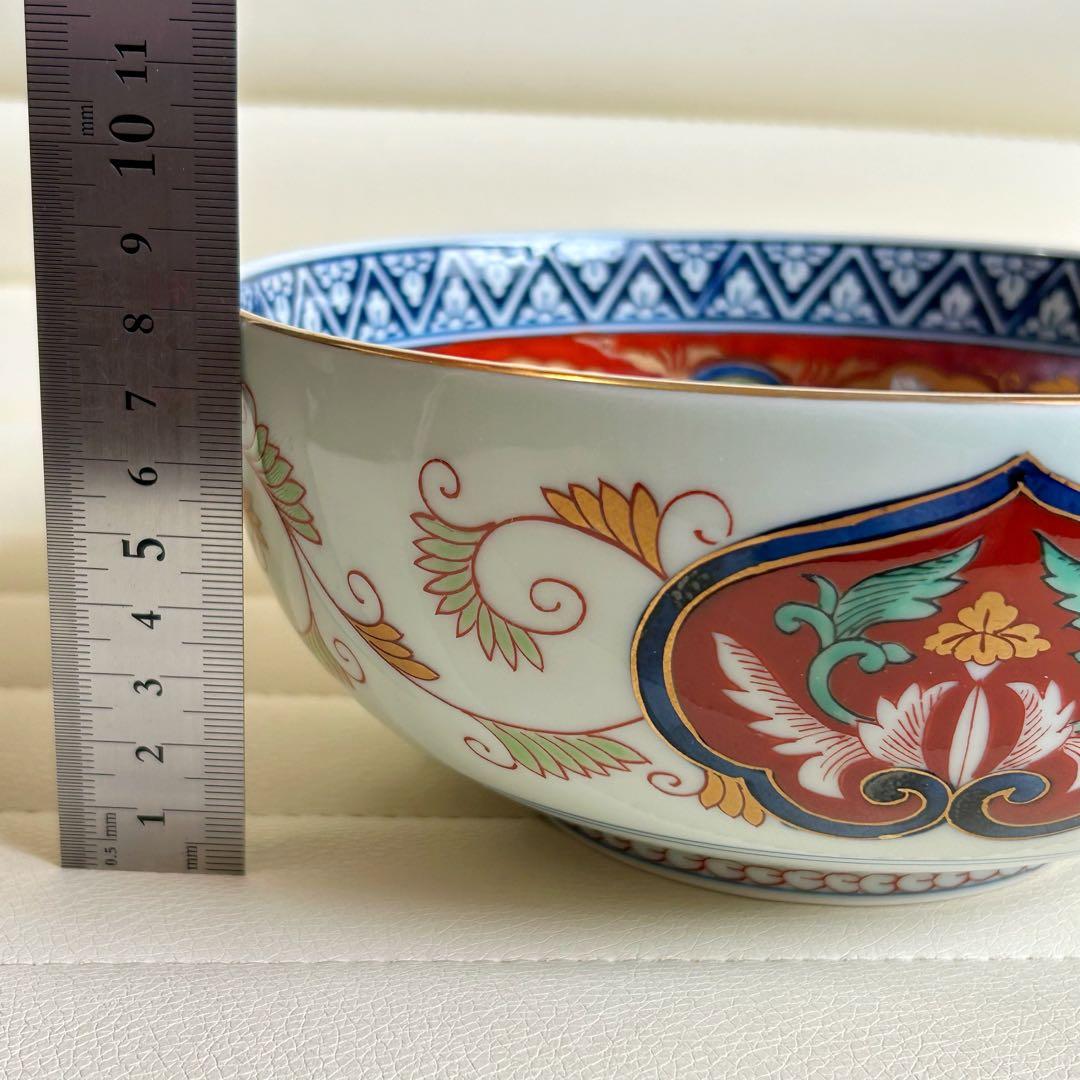 有田焼　賞美堂　其泉窯　極錦金彩古伊万里様式　盛鉢　大鉢　深鉢　丼　金襴手　色絵