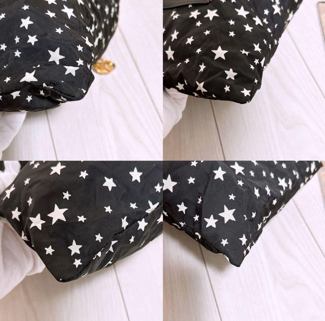 miu miu 星柄トートバッグエコバッグ折りたたみ　ほぼ未使用