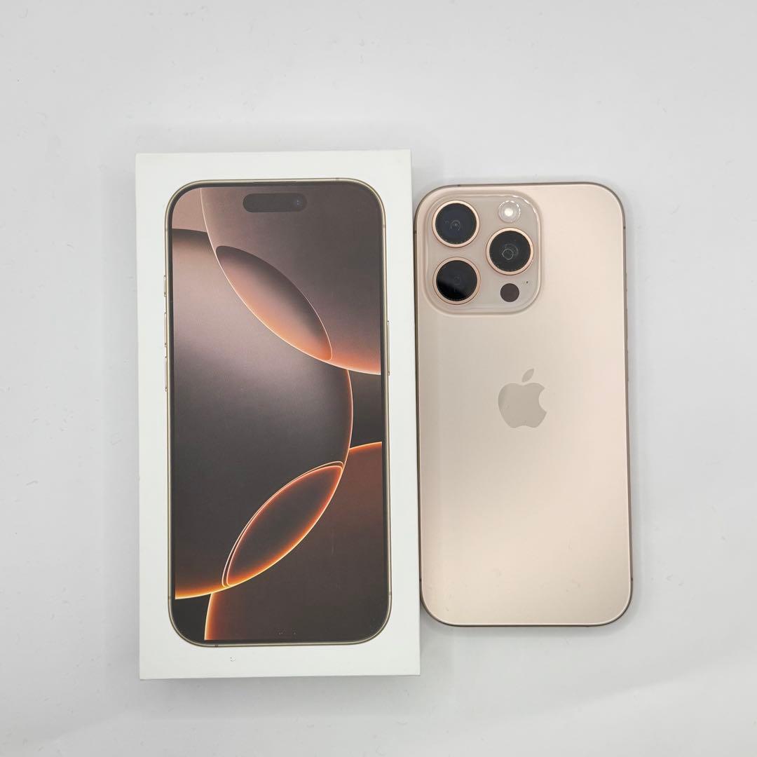 【美品】iPhone 16 Pro 128GB デザート 91%