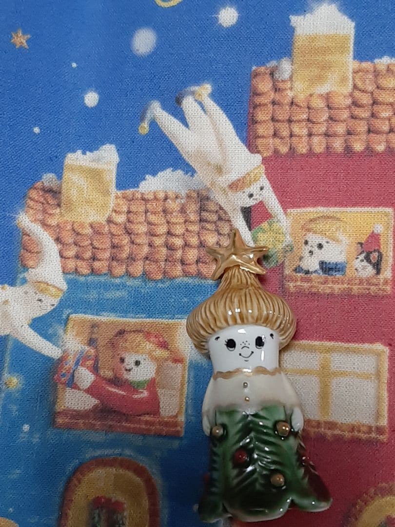 うえのえみさん　積奏╋ハルカスコラボ‼️ちび人形＆エコバッグセット