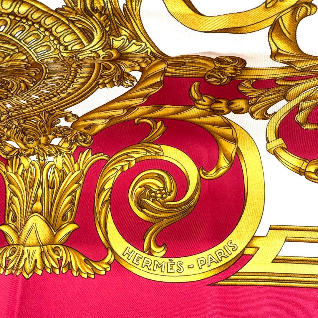 HERMES エルメス LES TUILERIES カレ90 シルク