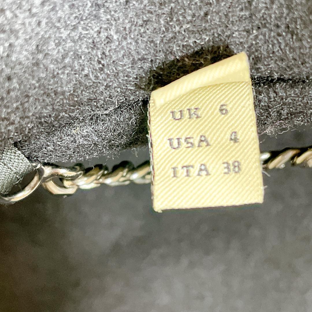 バーバリーロンドン ダッフルコート 黒 レディース メルトン Ｓ