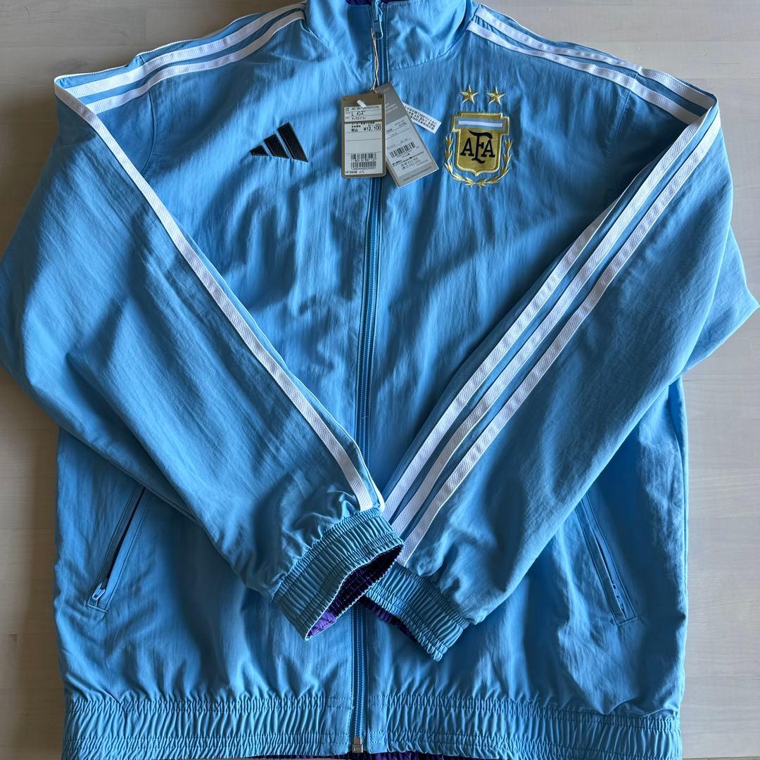 【adidas】アルゼンチン代表 W杯2022優勝 リバーシブルジャージ(L)