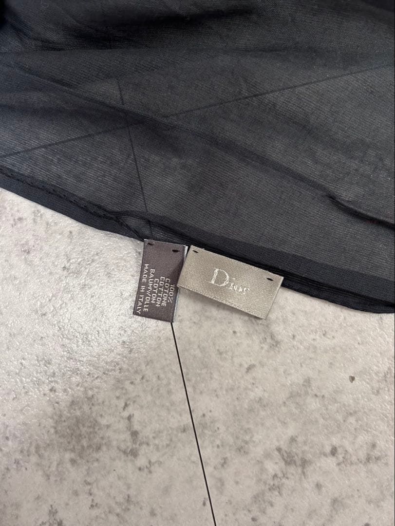 Dior Homme SS05 フリンジ　スカーフ　ストール