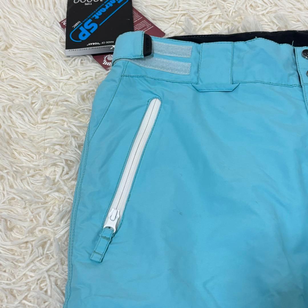 新品 BILLA BONG ボードウェア スキーウェアパンツのみ 青 L フレア