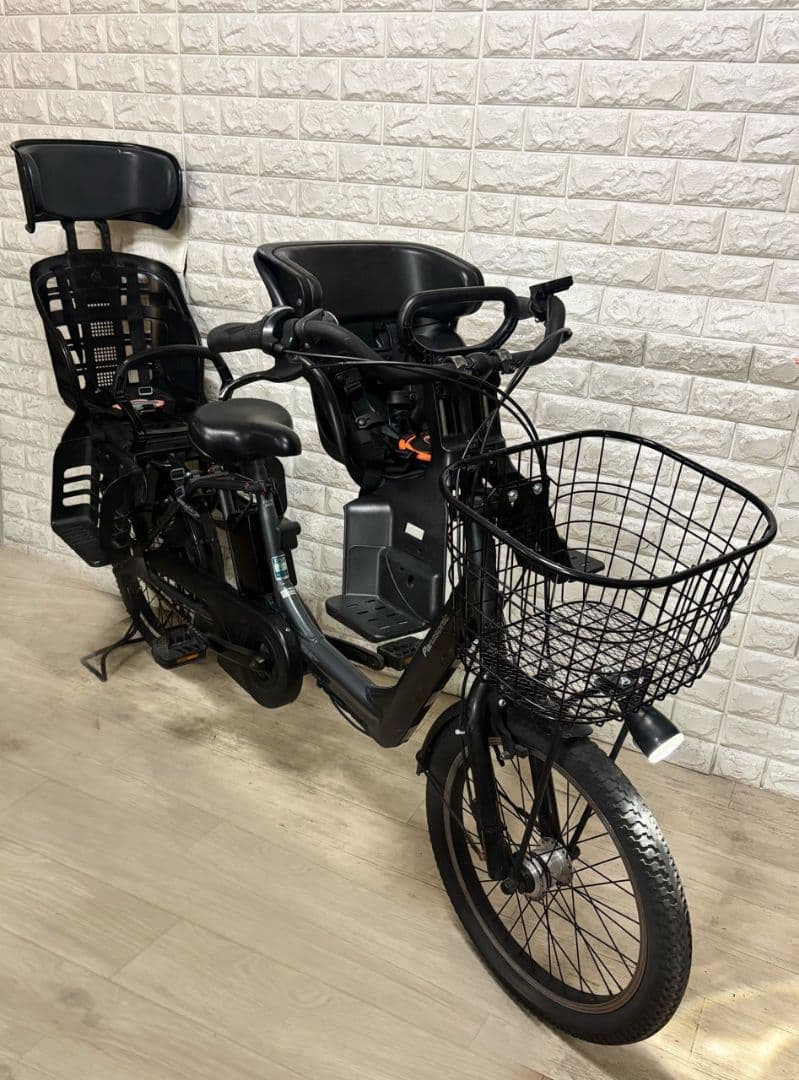 ✨美品✨室内保管✨新型バッテリー✨パナソニック ギュットアニ✨子供乗せ電動自転車