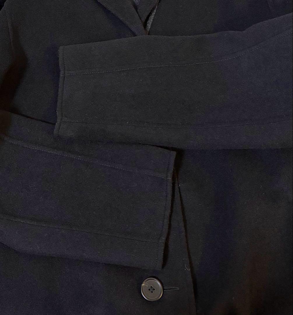 Theory　セオリー　しつけ糸あり　カシミヤ混　リバーシブルコート　ベルデット