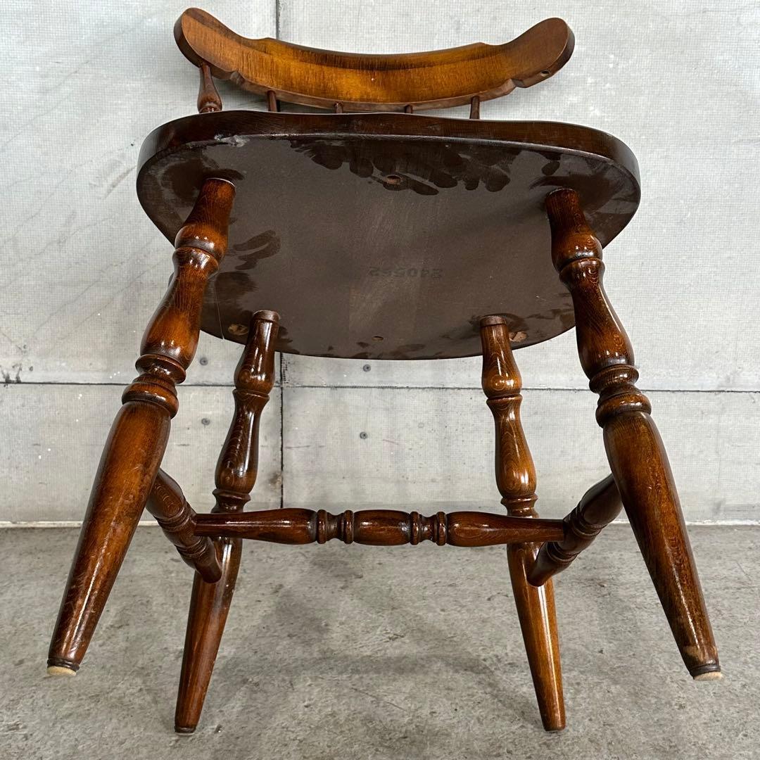 ✿訳あり✿ 昭和レトロ60s〜70s 飛騨産業 キツツキマーク ダイニングチェア