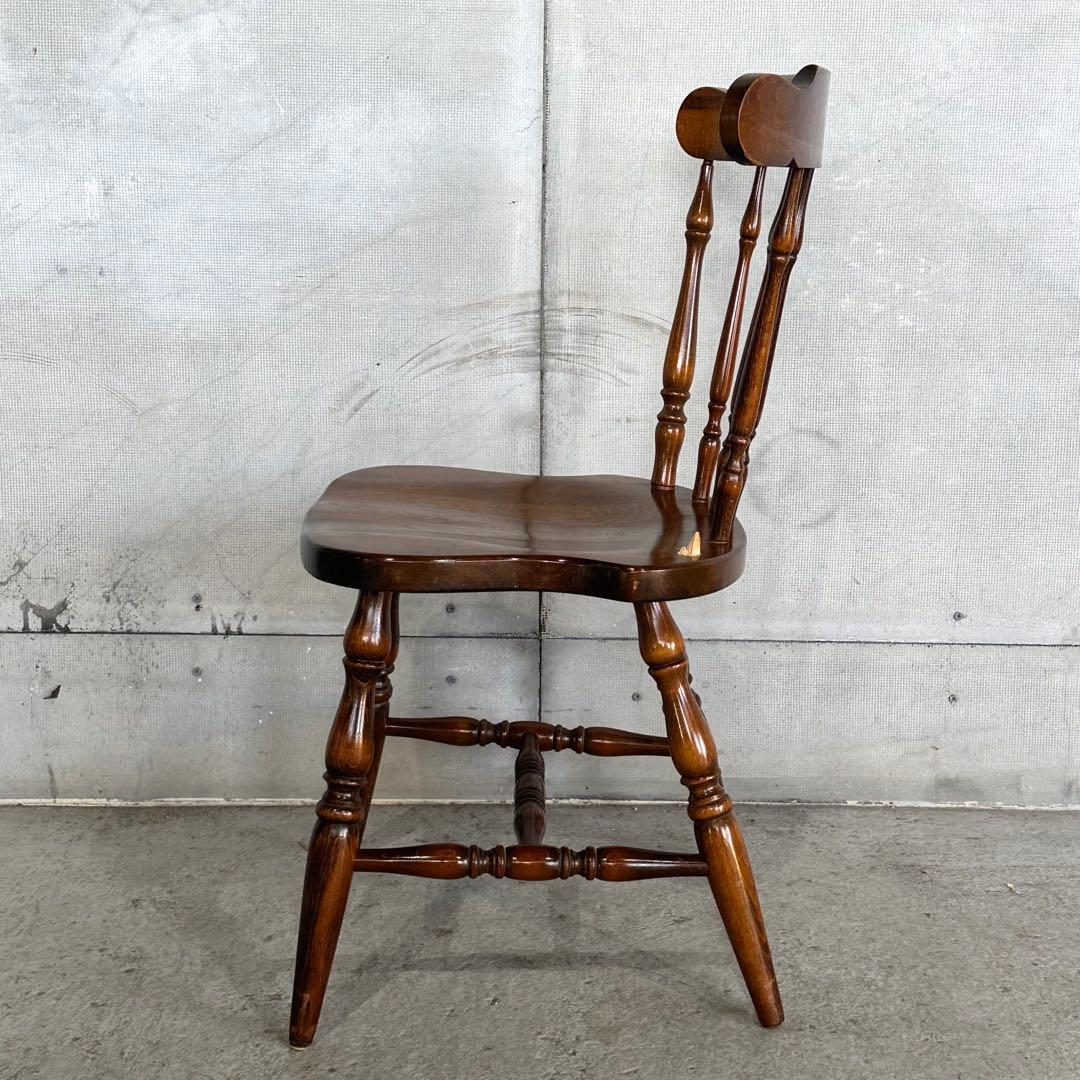 ✿訳あり✿ 昭和レトロ60s〜70s 飛騨産業 キツツキマーク ダイニングチェア