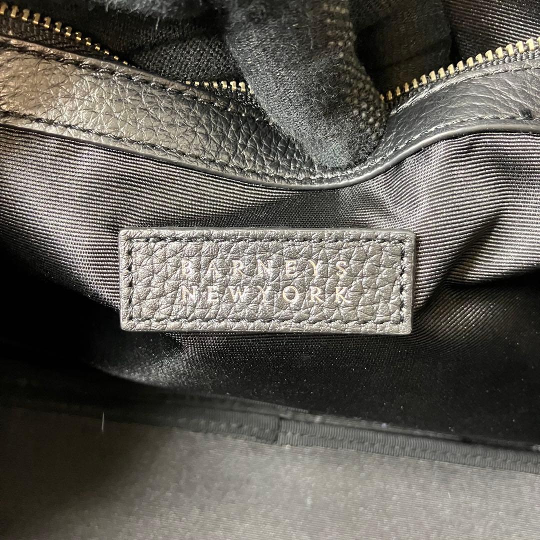 バーニーズニューヨーク✨メルセデスベンツ 別注 A4 本革 トートバッグ 黒